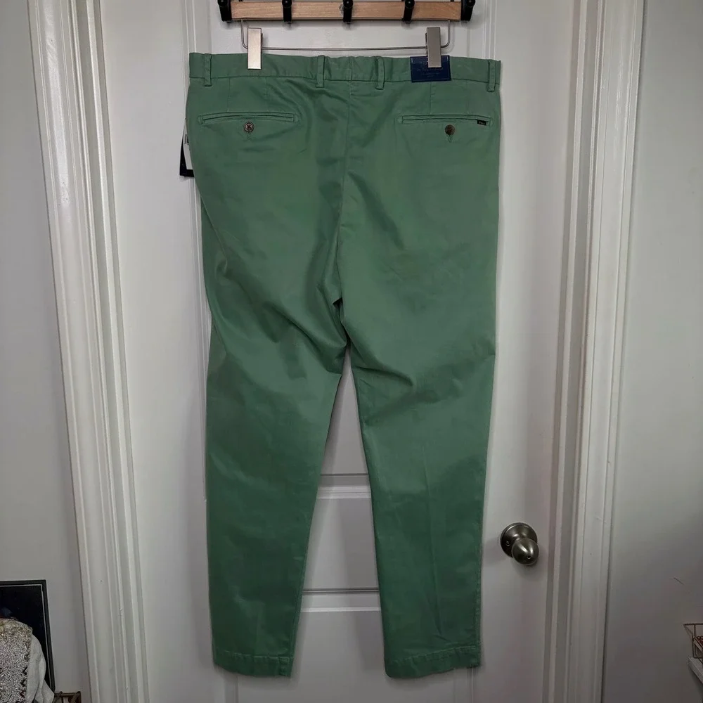 Polo Ralph Lauren Jarrett Pant Faded Mint Slim Fit Chino Mens 38x32 $198 NWT
